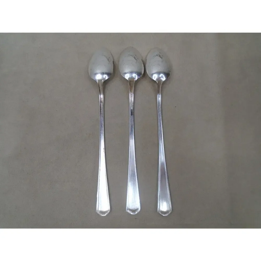 Vintage International Avon Silver plate Table Spoon 1940 Antique Flat 6” Lot